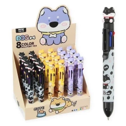 Długopis Dog niebieski 8w1 (24szt) - Penword