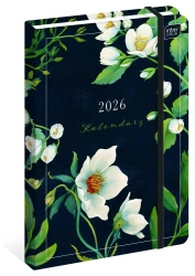 Kalendarz 2026 książkowy A5/192K Mat+UV Fiori - INTERDRUK