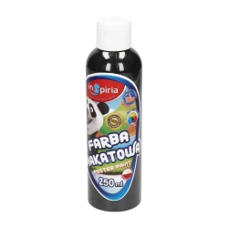 Farba plakatowa czarna 250ml - InSpiria
