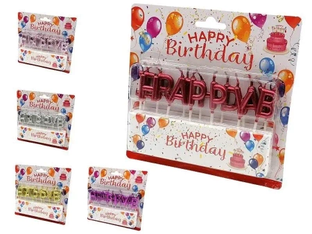 Świeczki urodzinowe 16,5x16cm MIX - ADAR