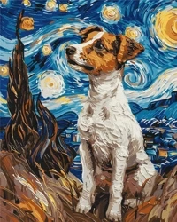 Malowanie po numerach - Jack Russell 40x50cm - Ideyka