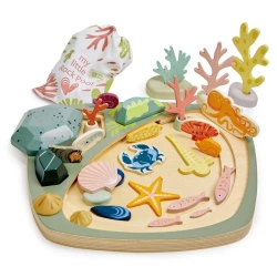Zestaw kreatywny z drewnianymi elementami Ocean - Tender Leaf Toys