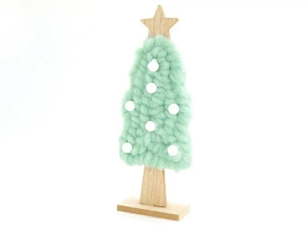 Choinka drewniana 29x13cm - ADAR