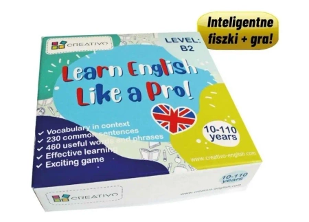 Learn English Like a Pro fiszki + gra B2 - Paweł Dwornik