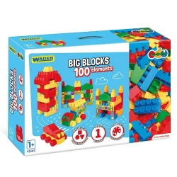 Big Blocks klocki 100el - WADER