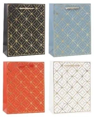 Torebka ozdobna TG 26x32x10cm mix ROZETTE