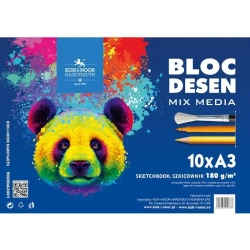 Szkicownik Mix Media A3 10ark. Niedźwiedź niebiesk - Koh-I-Noor