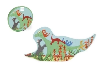 Puzzle 30 konturowe Dinozaury - Scratch