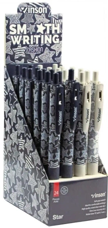 Długopis automat. Fashion Star niebieski (24szt) - Titanum