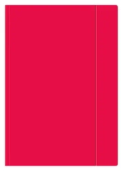 Teczka z gumką. A4+ czerwona. - Interdruk