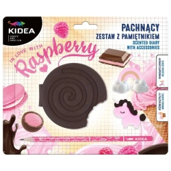 Pamiętnik pachnący z akcesoriami Malinowy krem - DERFORM