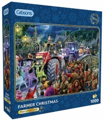 Puzzle 1000 Boże Narodzenie na wsi - Gibsons