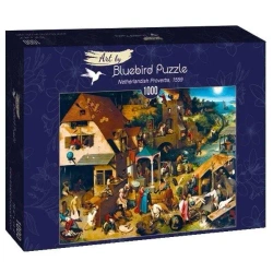 Puzzle 1000 Przysłowia, Brughel, 1559 - Bluebird Puzzle