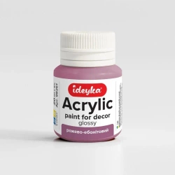 Farba akrylowa Różowy i ebonitowy 20ml - Ideyka