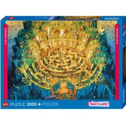 Puzzle 2000 elementów. To jest życie!, Głęboko w dole + plakat