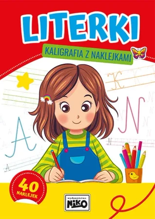 Literki - kaligrafia z naklejkami - praca zbiorowa