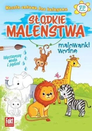 Słodkie maleństwa. Malowanki wodne - praca zbiorowa