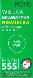 Fiszki 555. Wielka gramatyka niemiecka z ćw. A1/C1 - praca zbiorowa