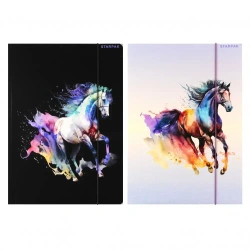 Teczka z gumką A4 Horses mix - STARPAK