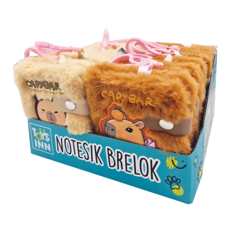 Notesik brelok Kapibara mix - STnux