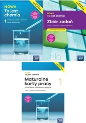 3W1 TO JEST CHEMIA 1 PODRĘCZNIK ZR 2024 + KARTY PRACY + ZBIÓR ZADAŃ