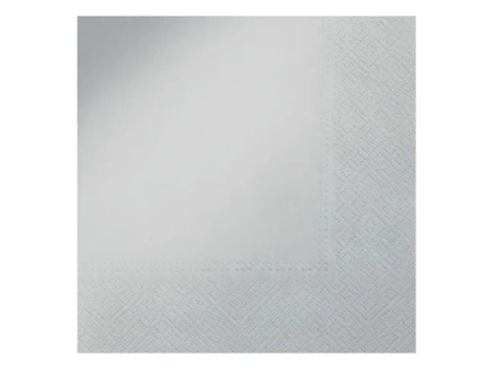 Serwetki jednokolorowe srebrne 33x33 SDL552407 - MFP