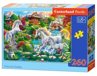 Puzzle 260 Unicorn Garden CASTOR - Castorland