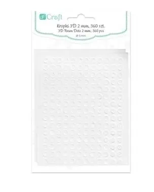 Kropki 3D 5x2mm 360szt - Dalprint