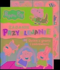 Świnka Peppa. Zadanie przyklejanie - praca zbiorowa