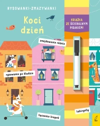 Rysowanki-zmazywanki. Koci dzień - opracowanie zbiorowe