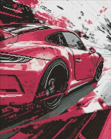 Diamentowa mozaika - Różowy styl 40x50cm - Ideyka