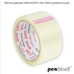 Taśma pakowa przezroczysta 48mmx46m (6szt) - Penword