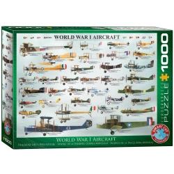 Puzzle 1000 World War I Aircraft 6000-0087 - Eurographics