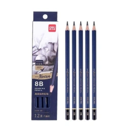 Ołówek 8B do szkicowania 12szt DELI