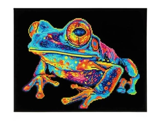 Diamond Dotz - Adults Flocked Neon Tree Frog
