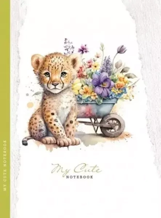 Notatnik ozdobny 143x200/48K kratka TW Gepard - Fresh