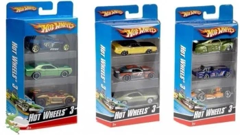 Hot Wheels Samochodziki 3-pak mix (12szt) - Mattel