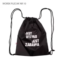 Worek plecak Jest ryzyko jest zabawa