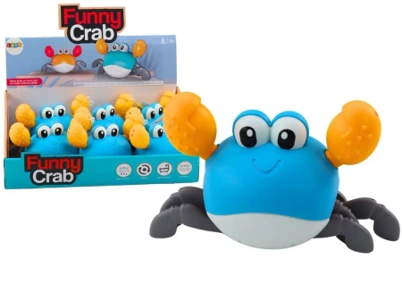 Krab do kąpieli niebieski - Leantoys