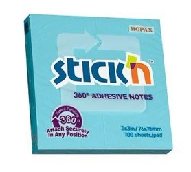 Notes samoprz. 360 st. niebieski 100 kart. mały - Stickn