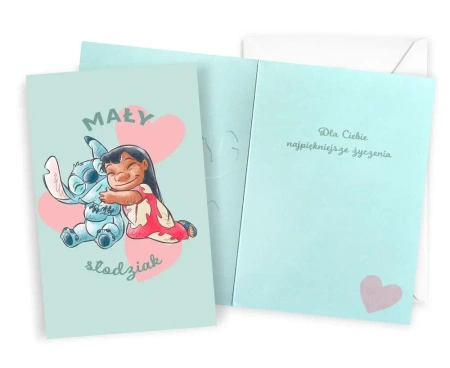 Karnet Urodziny Stitch - Kukartka