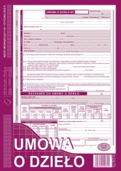 UD Umowa o dzieło A4 - MICHALCZYK i PROKOP druki