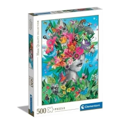 Puzzle 500 HQ Head in the Jungle - Clementoni