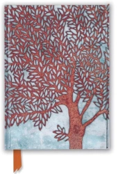 Notatnik A5 linia TW Copper Foil Patchwork - Flame Tree