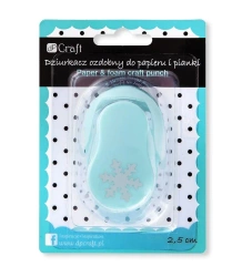 Dziurkacz ozdobny 2,5 cm śnieżynka - Dalprint dpCraft
