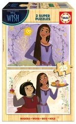 Puzzle drewniane 2x25 Życzenie - Educa