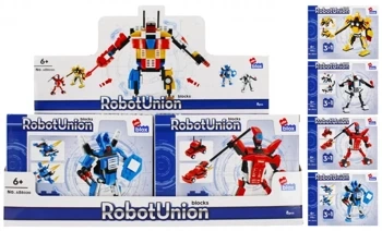 Klocki konstrukcyjne 105-115 elementów robot display. Alleblox 492903
