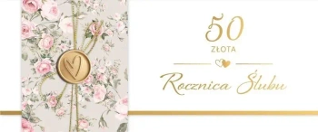 Karnet Rocznica Ślubu 50 - Armin Style