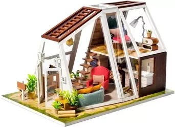 Składany Drewniany Model LED Peter's Dream Hut - Nice Idea
