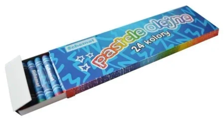 Pastele olejne 24 kolorów - Schemat